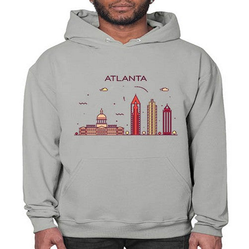 Atlanta 374# - cities- Hoodie