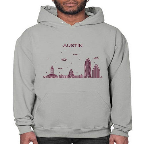 AustinTX 380# - cities- Hoodie