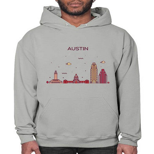 AustinTX 382# - cities- Hoodie