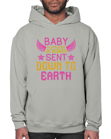Baby A little bit of heaven sent down to earth Style 273# - baby- Hoodie