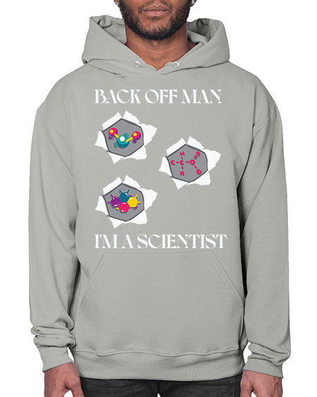 BackOffManImAScientistSkinite Scientist Skinite 289# - general science- Hoodie
