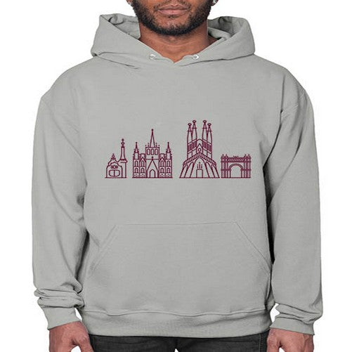 Barcelona 413# - cities- Hoodie