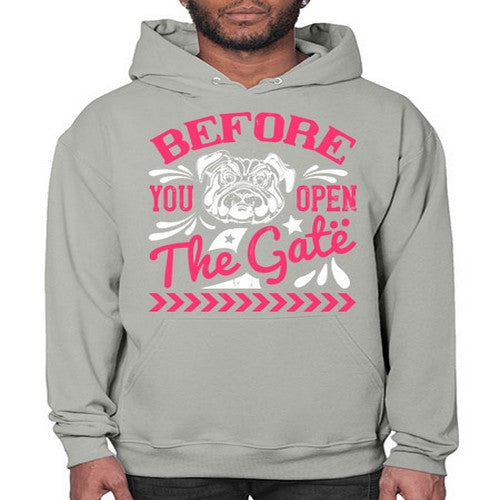 Before You Open The Gate Style 17# - dogs- Hoodie