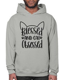 Blessed And Cat Obsessed Style 79# - cats- Hoodie