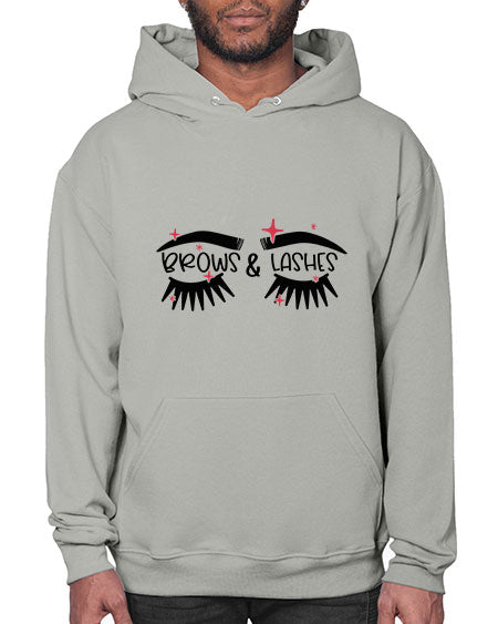 Brows Lashes Style 123# -makeup Hoodie