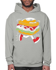 Burger 1# - cartoon food- Hoodie