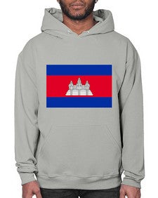 Cambodia 537# - world flags- Hoodie