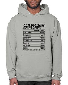 Cancer Nutrition Facts 148# - cancer- Hoodie