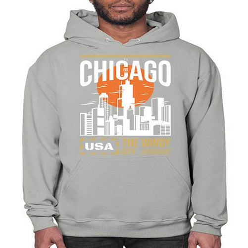 Chicago 571# - cities- Hoodie
