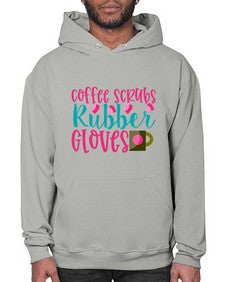 Coffee Scrubs Rubber Gloves Style 668# - nurse- Hoodie