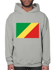 Congo Republic of the 614# - world flags- Hoodie