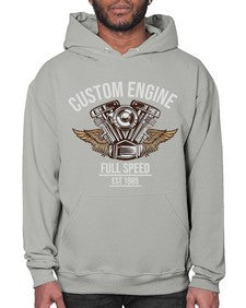 Custom engine 14# - motorcycle- Hoodie