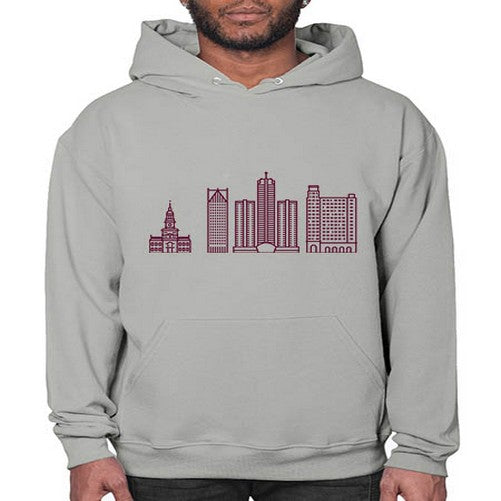 DetroitMI 664# - cities- Hoodie