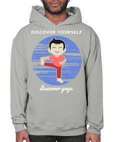 Discover Yourself Discover Yoga 199# - yoga- Hoodie