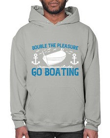 Double the Pleasure Go Boating 15# - boats- Hoodie