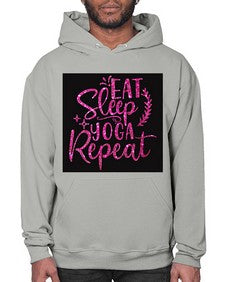 Eat Sleep Yoga Repeat  207# - yoga- Hoodie