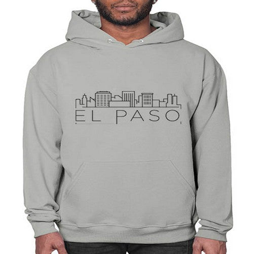El Paso Minimal Skyline 709# - cities- Hoodie