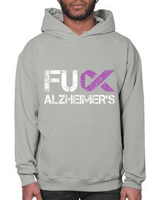 Fuck Alzheimers Fuck Dementia Alzheimer 151# - alzheimers- Hoodie