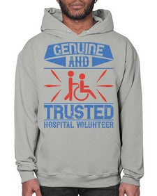 Genuine and Trusted Hospital Volunteer Style 2# - volunteer- Hoodie