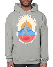 Get Stretched 225# - yoga- Hoodie