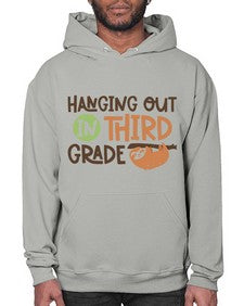 Hanging Out in Third 236# - third grade- Hoodie