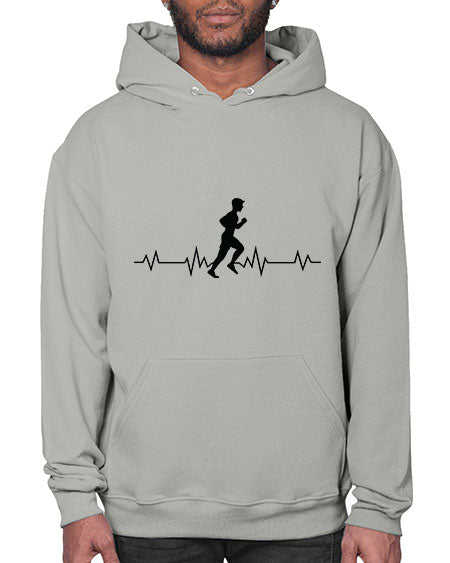 Heart Beat Runner - sports general- Hoodie