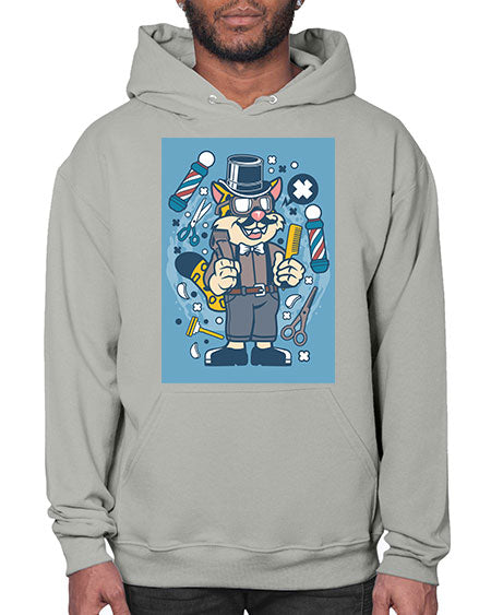 Hipster Barber Leopard835# - barber- Hoodie