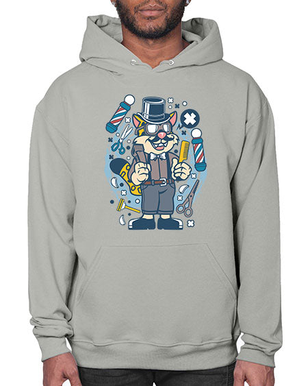 Hipster Barber Leopard836# - barber- Hoodie