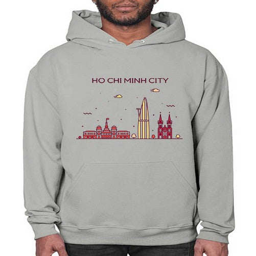 HoChiMinh 843# - cities- Hoodie