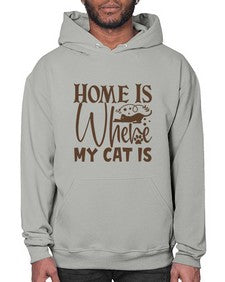 Home Is Where My Cat Is Style 14# - cats- Hoodie