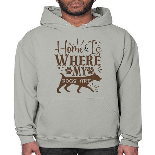 Home Is Where My Dogs Are Style 84# - dogs- Hoodie