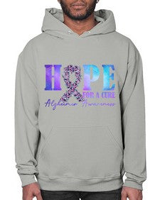 Hope For A Cure AlzheimerS Awareness 163# - alzheimers- Hoodie