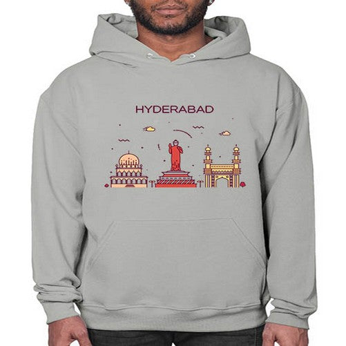 Hyderabad 916# - cities- Hoodie