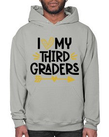 I Love My Third 368# - third grade- Hoodie
