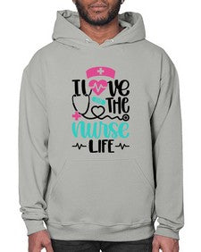 I Love The Nurse Life Style Style 902# - nurse- Hoodie