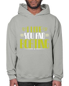 I love you and Boating 19# - boats- Hoodie