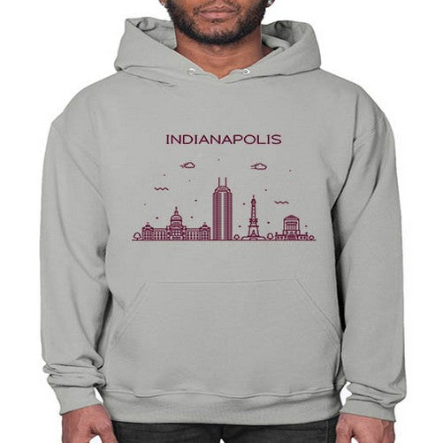 Indianapolis 947# - cities- Hoodie