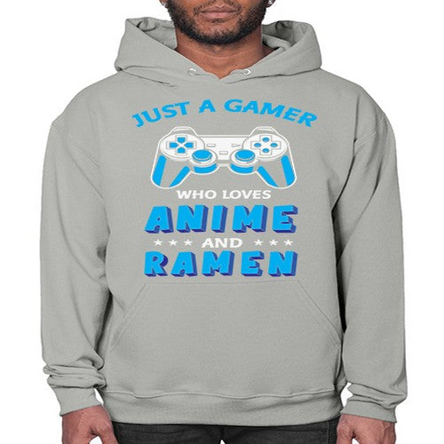Just A Gamer Who Loves Anime and Ramen 262# - anime- Hoodie
