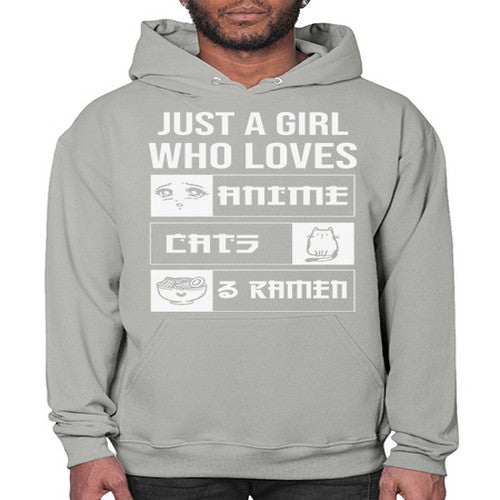 Just A Girl Who Loves 263# - anime- Hoodie