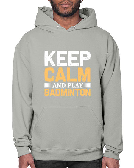Keep calm 958# - badminton- Hoodie