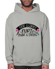 Kind Caring Nurse Smart Strong Style Style 1032# - nurse- Hoodie