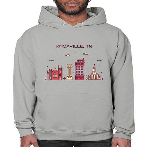 KnoxvilleTN 1068# - cities- Hoodie