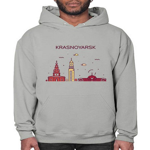 Krasnoyarsk 1087# - cities- Hoodie