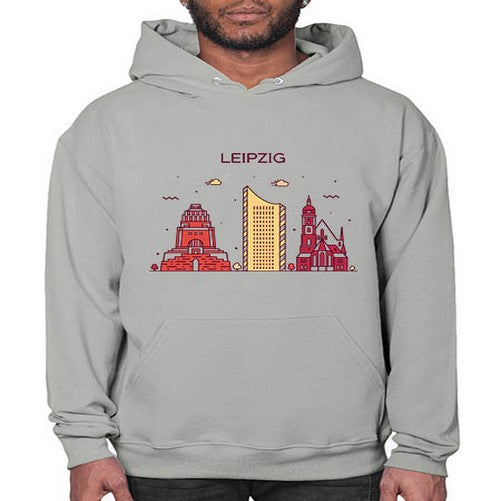 Leipzig 1128# - cities- Hoodie