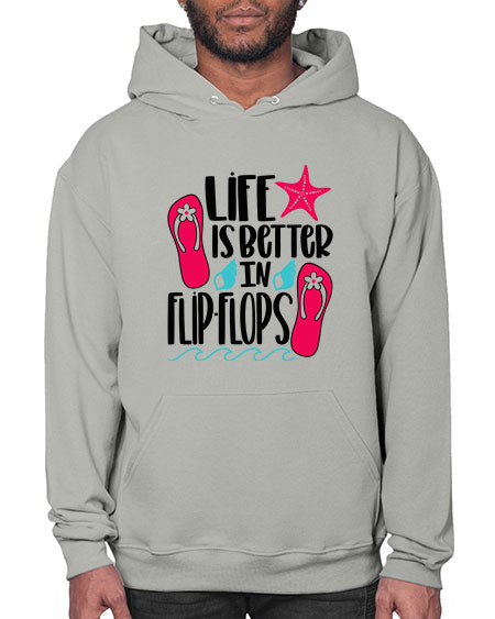 Life Is Better Is FlipFlops Style 31# - summer- Hoodie