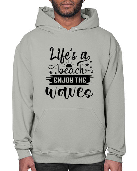 Lifes a beach enjoy the waves 01# - summer- Hoodie