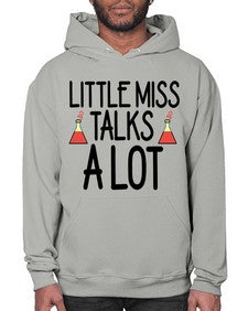 Little miss talks a lot 488# - general school- Hoodie