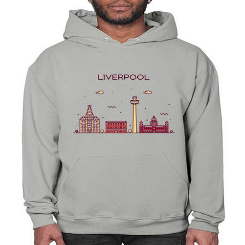 Liverpool 1153# - cities- Hoodie