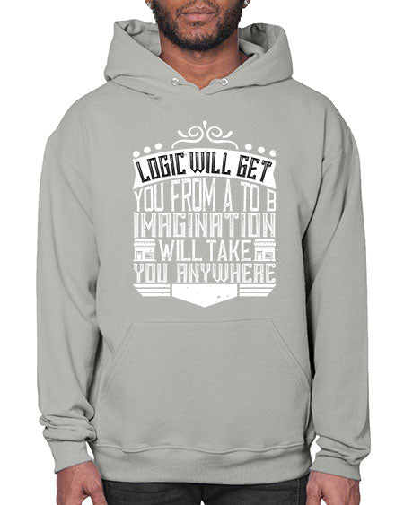 Logic will get you from A to B Imagination will take you anywhere Style 278# - architect- Hoodie