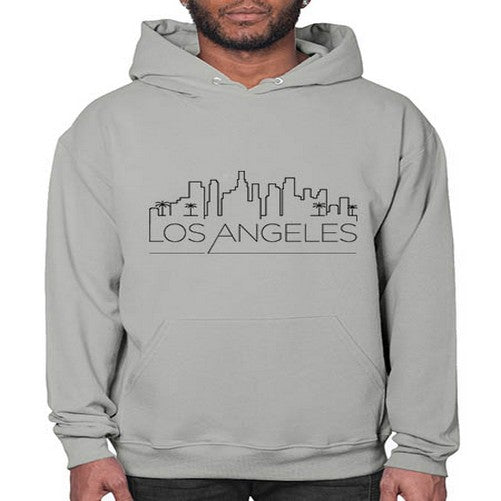 Los Angeles Minimal Skyline 1161# - cities- Hoodie